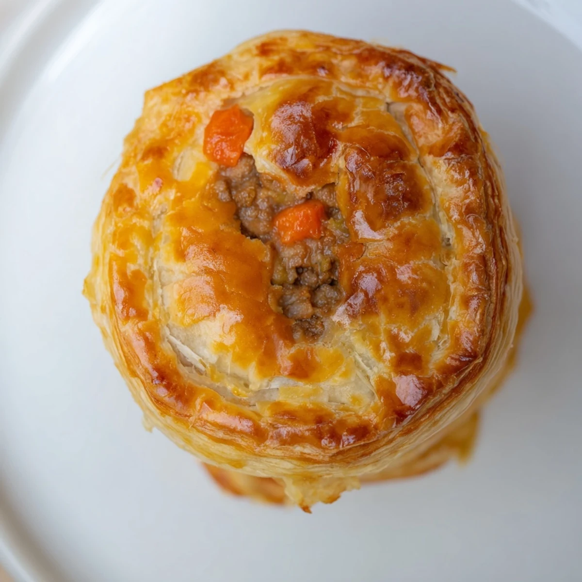 Golden, flaky Savory Beef Meat Pies emerge from the oven with a crisp crust and steamy filling.