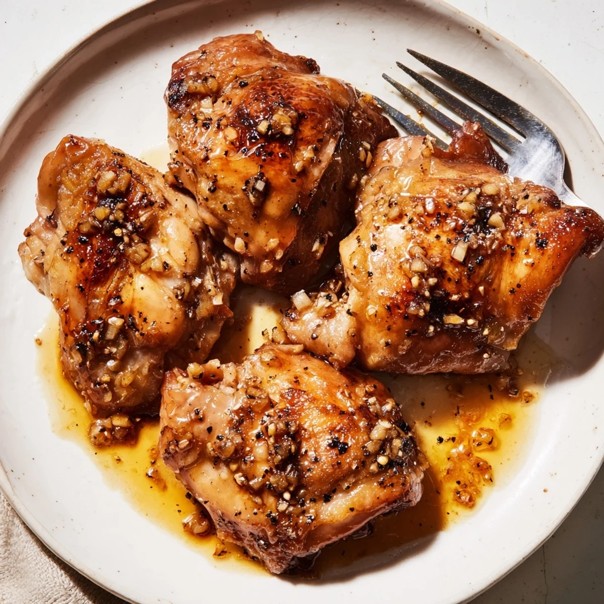 Golden roasted Ina Gartens Indonesian Ginger Chicken with caramelized skin and pan juices