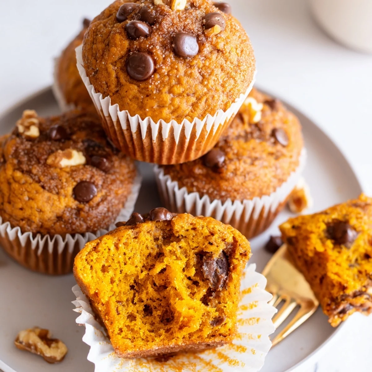 Golden Pumpkin Banana Muffins Recipe moist crumb and warm spice aroma