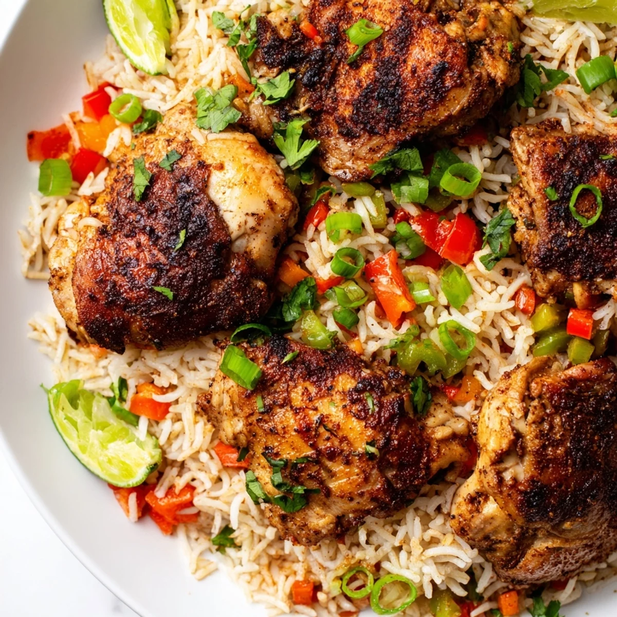 Spicy Jerk Chicken Rice