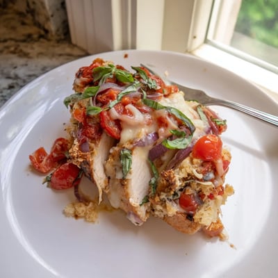 Chicken Bruschetta Casserole
